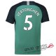 Camiseta Tottenham Hotspur Tercera Equipacion 5#VERTONGHEN 2018-2019