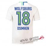 Camiseta VfL Wolfsburg Segunda Equipacion 18#OSIMHEN 2018-2019