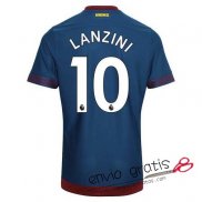 Camiseta West Ham United Segunda Equipacion 10#LANZINI 2018-2019