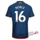 Camiseta West Ham United Segunda Equipacion 16#NOBLE 2018-2019