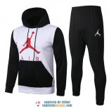 Jordan Chaqueta Capucha White Black + Pantalon 2020/2021 Jordan Chaqueta Capucha White Black + Pantalon 2020/2021