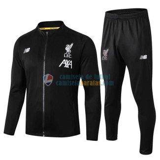 Liverpool Chaqueta Black White + Pantalon 2019-2020