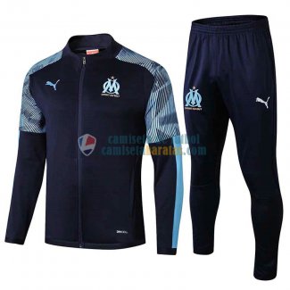 Olympique Marseille Chaqueta Navy Blue + Pantalon 2019-2020