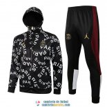 PSG x Jordan Chaqueta Capucha PARIS + Pantalon Black 2021/2022 PSG x Jordan Chaqueta Capucha PARIS + Pantalon Black 2021/2022