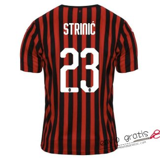 Camiseta AC Milan Primera Equipacion 23#STRINIC 2019-2020