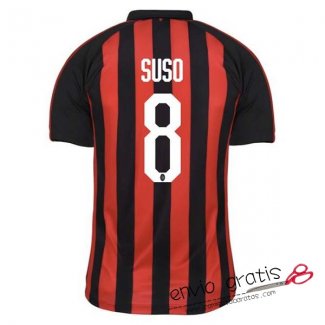 Camiseta AC Milan Primera Equipacion 8#SUSO 2018-2019
