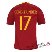 Camiseta AS Roma Primera Equipacion 17#CENGIZ UNDER 2018-2019