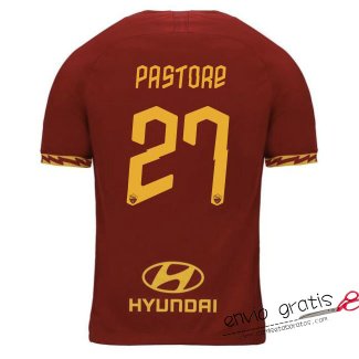 Camiseta AS Roma Primera Equipacion 27#PASTORE 2019-2020