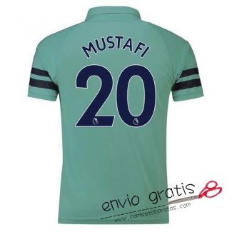 Camiseta Arsenal Tercera Equipacion 20#MUSTAFI 2018-2019