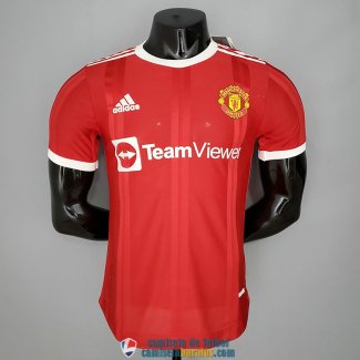 Camiseta Authentic Manchester United Primera Equipacion 2021/2022