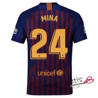 Camiseta Barcelona Primera Equipacion 24#MINA 2018-2019