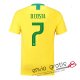Camiseta Brasil Primera Equipacion 7#D.COSTA 2018