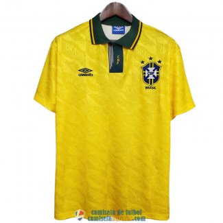 Camiseta Brasil Retro Primera Equipacion 1991 1993