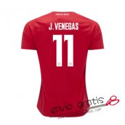 Camiseta Costa Rica Primera Equipacion 11#J.VENEGAS 2018