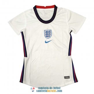 Camiseta Inglaterra Camiseta Mujer Primera Equipacion EURO 2020