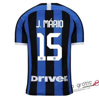 Camiseta Inter Milan Primera Equipacion 15#J.MARIO 2019-2020