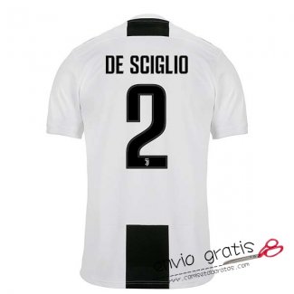 Camiseta Juventus Primera Equipacion 2#DE SCIGLIO 2018-2019