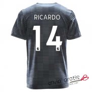 Camiseta Leicester City Segunda Equipacion 14#RICARDO 2018-2019
