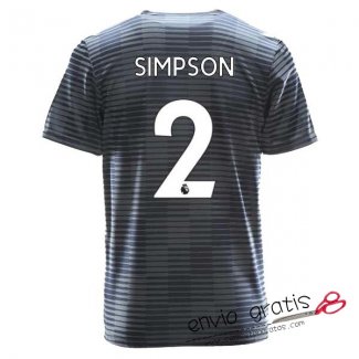 Camiseta Leicester City Segunda Equipacion 2#SIMPSON 2018-2019
