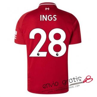 Camiseta Liverpool Primera Equipacion 28#INGS 2018-2019