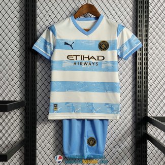 Camiseta Manchester City Ninos Limited Edition Blue I 2022/2023