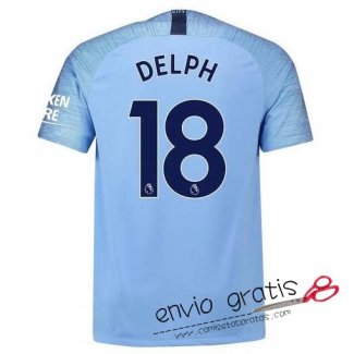 Camiseta Manchester City Primera Equipacion 18#DELPH 2018-2019