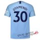 Camiseta Manchester City Primera Equipacion 30#OTAMENDI 2018-2019