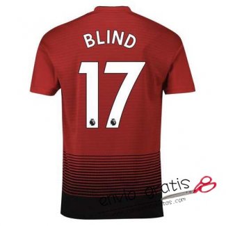 Camiseta Manchester United Primera Equipacion 17#BLIND 2018-2019