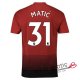 Camiseta Manchester United Primera Equipacion 31#MATIC 2018-2019