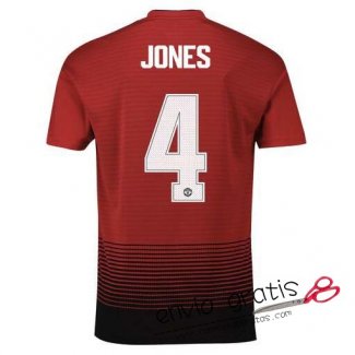 Camiseta Manchester United Primera Equipacion 4#JONES Cup Printing 2018-2019