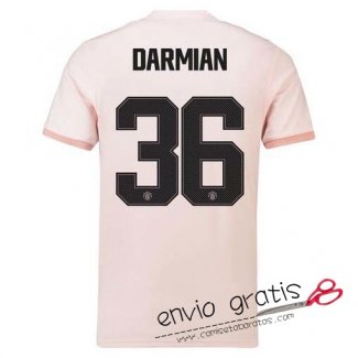 Camiseta Manchester United Segunda Equipacion 36#DARMIAN Cup Printing 2018-2019