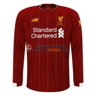 Camiseta Manga Larga Liverpool Primera Equipacion 2019-2020