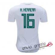 Camiseta Mexico Segunda Equipacion 16#H.HERRERA 2018