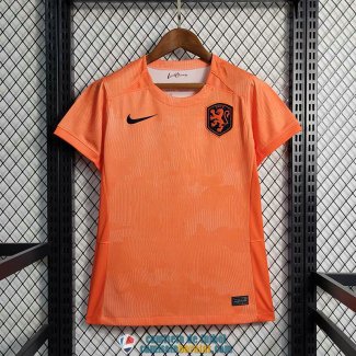 Camiseta Mujer Netherlands Primera Equipacion 2023/2024