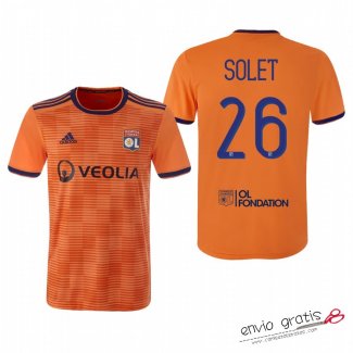 Camiseta Olympique Lyonnais Tercera Equipacion 26#SOLET 2018-2019