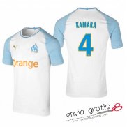 Camiseta Olympique Marseille Primera Equipacion 4#KAMARA 2018-2019