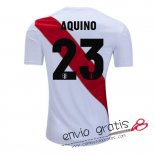 Camiseta Peru Primera Equipacion 23#AQUINO 2018