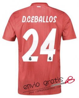 Camiseta Real Madrid Tercera Equipacion 24#D.CEBALLOS 2018-2019