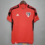 Camiseta Sao Paulo FC Training Red Black 2021/2022 Camiseta Sao Paulo FC Training Red Black 2021/2022