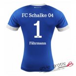 Camiseta Schalke 04 Primera Equipacion 1#FAHRMANN 2018-2019