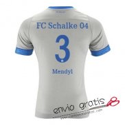 Camiseta Schalke 04 Segunda Equipacion 3#Mendyl 2018-2019