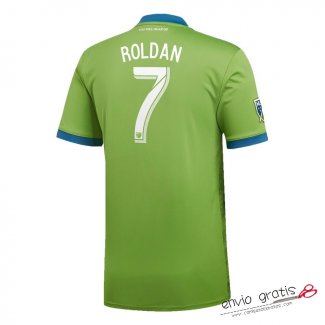 Camiseta Seattle Sounders Primera Equipacion 7#ROLDAN 2018