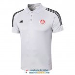 Camiseta Sport Club Internacional Polo Light Grey 2020/2021
