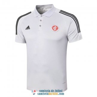Camiseta Sport Club Internacional Polo Light Grey 2020/2021