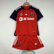 Camiseta Universidad De Chile Ninos Segunda Equipacion 2023/2024