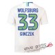 Camiseta VfL Wolfsburg Segunda Equipacion 33#GINCZEK 2018-2019