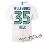 Camiseta VfL Wolfsburg Segunda Equipacion 35#ITTER 2018-2019
