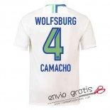 Camiseta VfL Wolfsburg Segunda Equipacion 4#CAMACHO 2018-2019