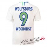 Camiseta VfL Wolfsburg Segunda Equipacion 9#WEGHORST 2018-2019