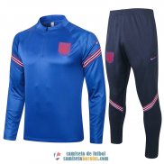 Inglaterra Sudadera De Entrenamiento Blue + Pantalon 2020/2021